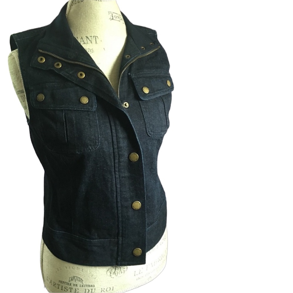 NWOT Lauren by Ralph Lauren denim vest